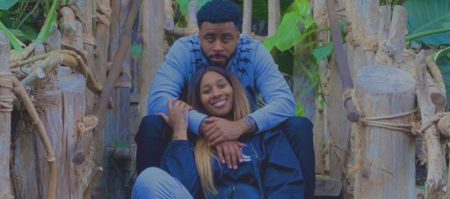 Supa Cent and her new boyfriend Sage The Gemini pose a picture.